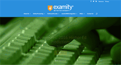 Desktop Screenshot of examity.com