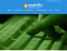 Tablet Screenshot of examity.com